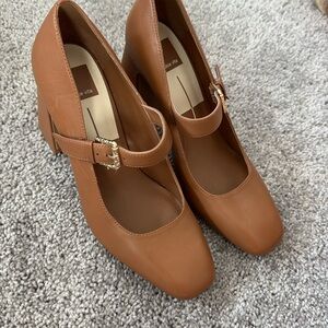 Dolce vita block heels. Camel color. Worn once.